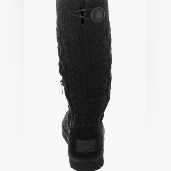 UGG Classic Cardy Cabled Knit Inside Zipper Boots - Picture 12 of 14